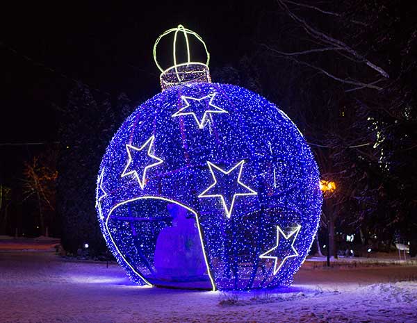 Новогодний декор в Хабаровске